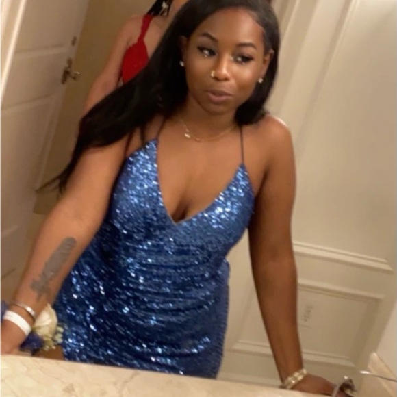 Party dress blue - Picture 4 of 5